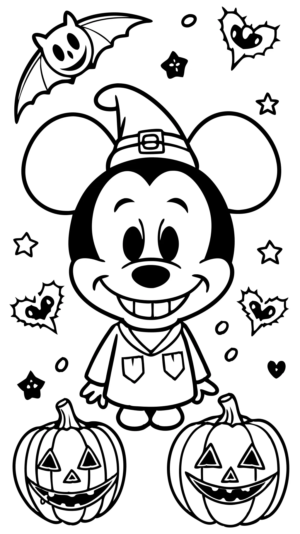 coloring pages halloween disney